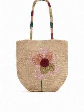 Zara Flower Beaded Bag